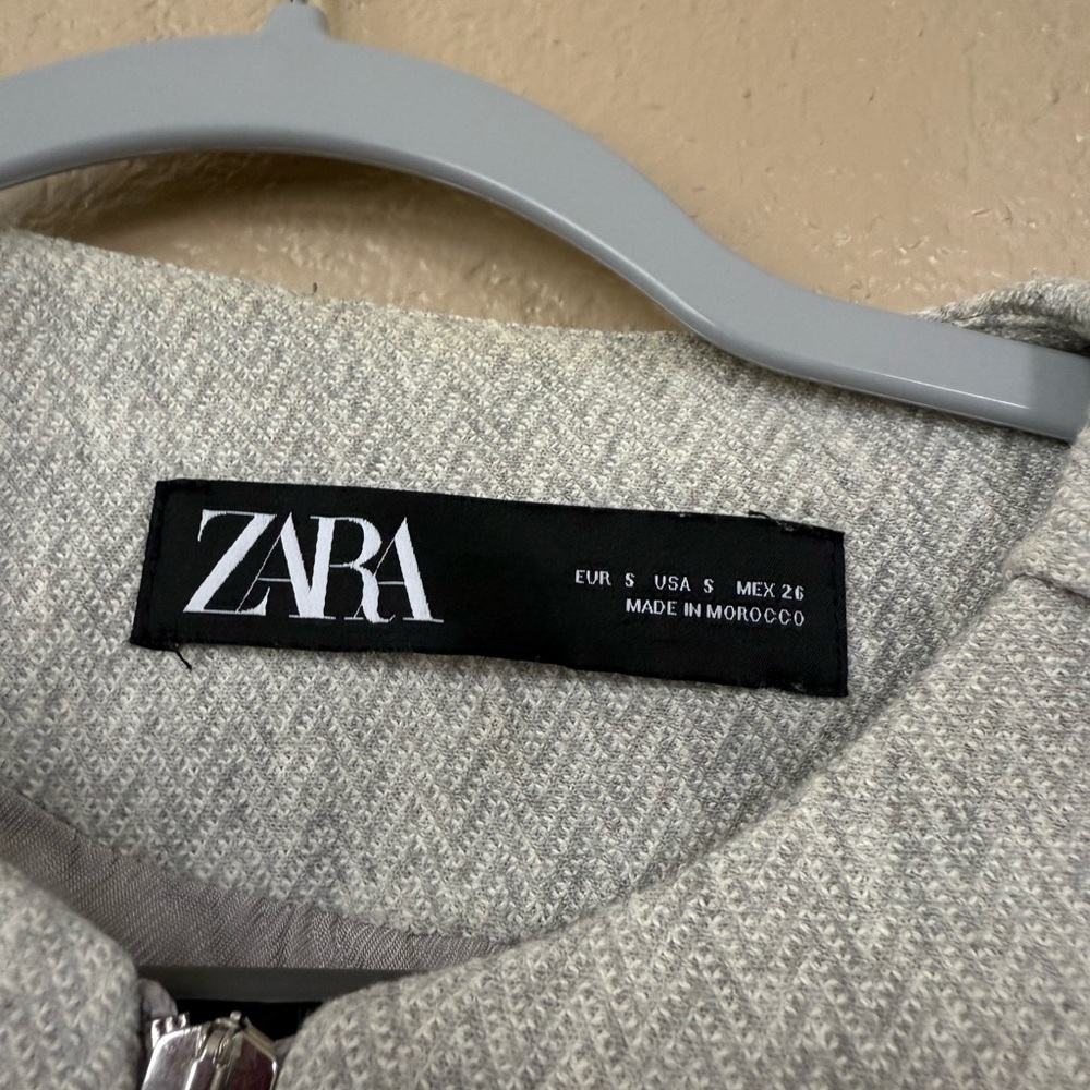 Zara Gray Jacket Size Small - Picture 3 of 4